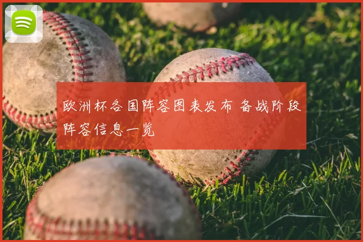 欧洲杯各国阵容图表发布 备战阶段阵容信息一览