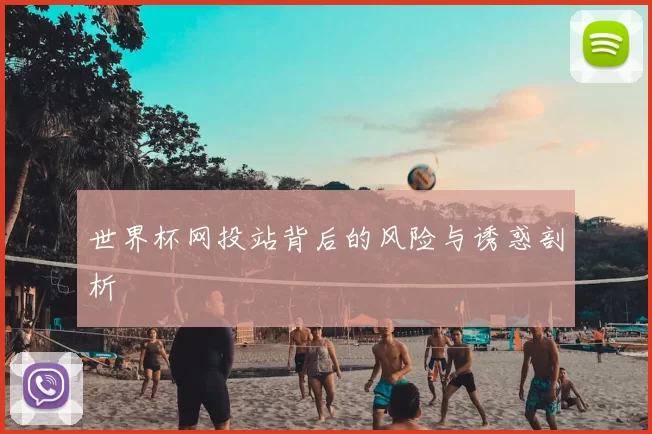 世界杯网投站背后的风险与诱惑剖析